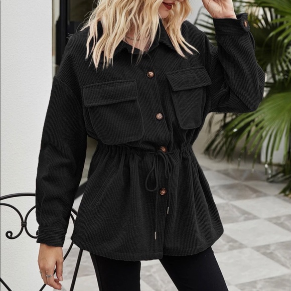 Courduroy flap pockets oversized - Picture 1 of 2